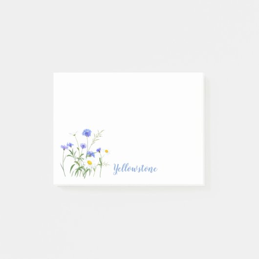 Yellowstone Wildbloemen Post-it-Notes Post-it® Notes (Voorkant)