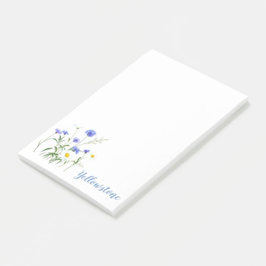 Yellowstone Wildbloemen Post-it-Notes Post-it® Notes (Schuin)