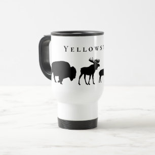 Yellowstone Wildlife Travel Mug Reisbeker