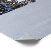 Yellowstone Winter Landscape Foto Poster (Hoek)