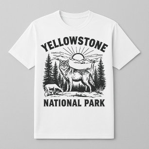 Yellowstone Wolf en Lam T-shirt