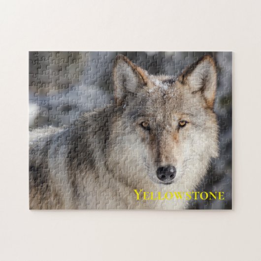 Yellowstone Wolf Game Puzzle Legpuzzel (Horizontaal)