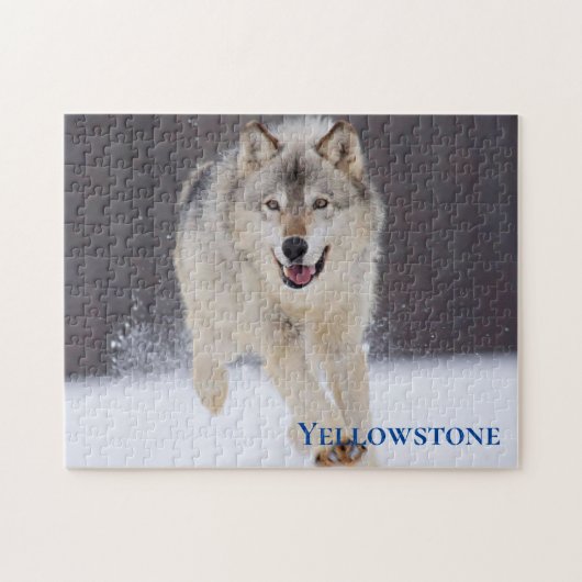 Yellowstone Wolf Game Puzzle Legpuzzel (Horizontaal)