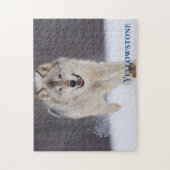 Yellowstone Wolf Jeu Puzzle (Vertical)