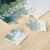 Yellowstone Wolf Jigsaw Puzzel (Zijkant)