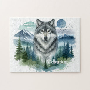 Yellowstone Wolf Jigsaw Puzzel
