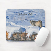 Yellowstone Wolf Mousepad Muismat (Met muis)