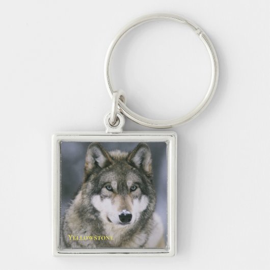 Yellowstone Wolf Sleutelhanger (Voorkant)