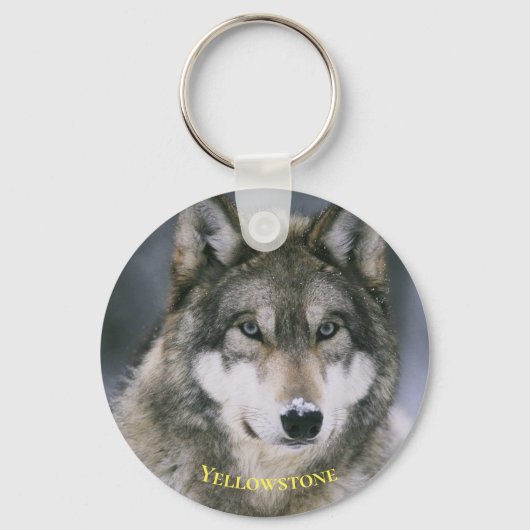 Yellowstone Wolf Sleutelhanger (Voorkant)
