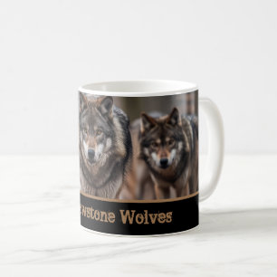 Yellowstone Wolves Coffee Mok