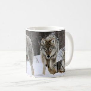 Yellowstone Wolves Coffee Mok