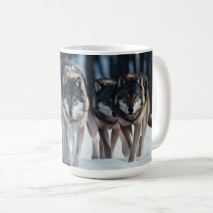 Yellowstone Wolves Coffee Mok