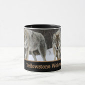 Yellowstone Wolves Coffee Mok Two-Tone (Midden)