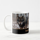 Yellowstone Wolves Coffee Mug (Gauche)