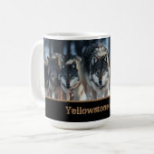 Yellowstone Wolves Coffee Mug (Devant gauche)