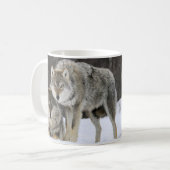 Yellowstone Wolves Coffee Mug (Devant gauche)