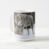 Yellowstone Wolves Coffee Mug (Devant gauche)