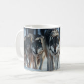 Yellowstone Wolves Coffee Mug (Devant gauche)