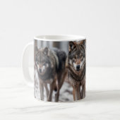 Yellowstone Wolves Coffee Mug (Devant gauche)