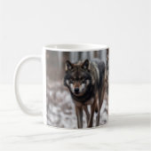 Yellowstone Wolves Coffee Mug (Gauche)