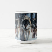 Yellowstone Wolves Coffee Mug (Centre)