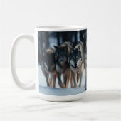 Yellowstone Wolves Coffee Mug (Gauche)