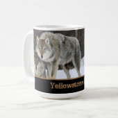 Yellowstone Wolves Coffee Mug (Devant gauche)