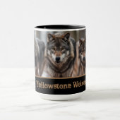 Yellowstone Wolves Koffie Mok Two-Tone (Midden)