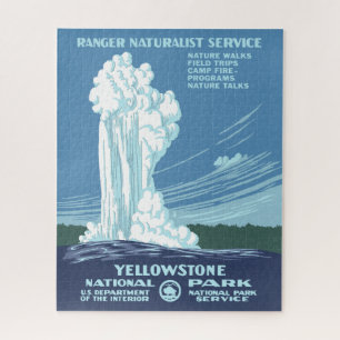 Yellowstone WPA - oud getrouw Legpuzzel