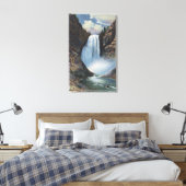 Yellowstone, WYLower-Herfsten van onder Uitzicht Canvas Afdruk (Insitu (Slaapkamer))
