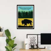 Yellowstone, Wyoming Reisposter Poster (Thuiskantoor)
