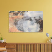 Yellowstone, WYView of Crater of Mud Volcano Canvas Afdruk (Insitu (Woonkamer))