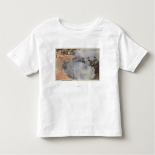 Yellowstone, WYView of Crater of Mud Volcano Kinder Shirts