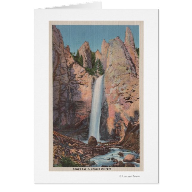 Yellowstone, WYView of Tower Falls (Devant)