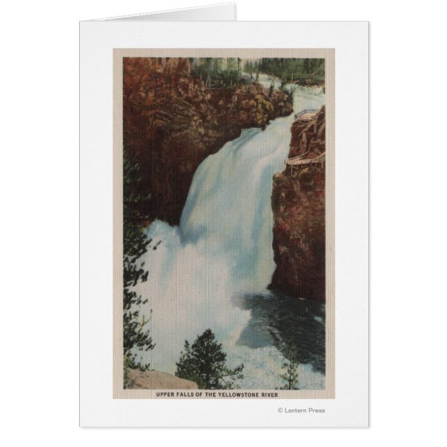 Yellowstone, WYView of Yellowstone River Falls (Devant)