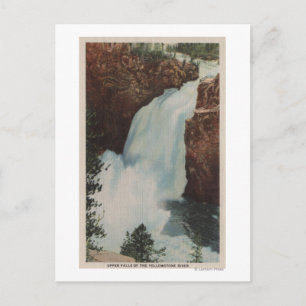 Yellowstone, WYView of Yellowstone River Herfsten Briefkaart