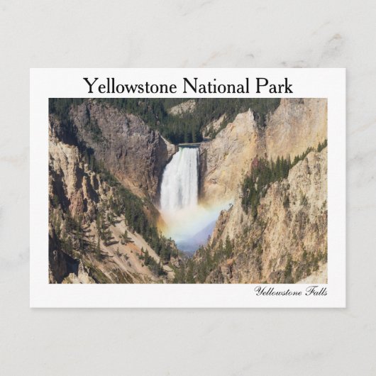 Yellowstone - Yellowstone inférieur tombe carte (Devant)