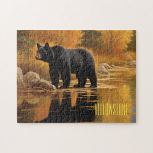 Yellowstone zwart Beer spel puzzel Legpuzzel