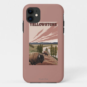 YellowstoneBison Scène iPhone 11 Hoesje