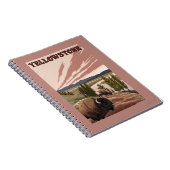 YellowstoneBison Scene Notitieboek (Rechterzijde)