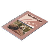 YellowstoneBison Scene Notitieboek (Linkerzijde)