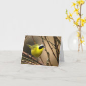 Yellowthroat commun • Joe Sweeney - carte (Fleur jaune)
