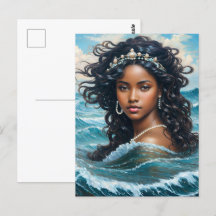 Yemaya Orisha Watergodin Ocean Art