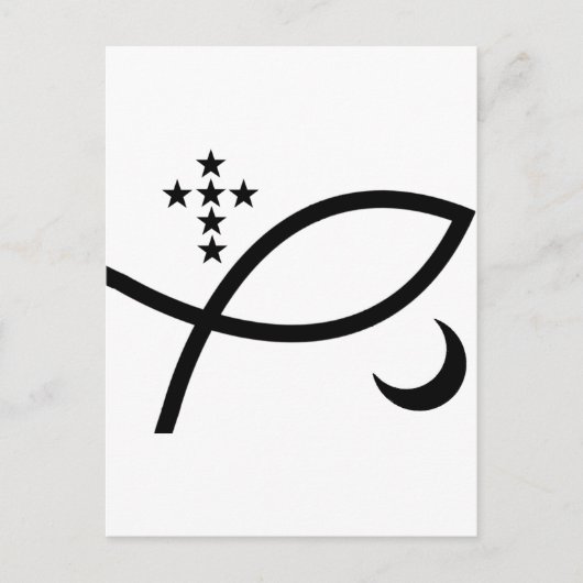 Yemaya Veve in Black Briefkaart (Voorkant)