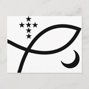 Yemaya Veve in Black Briefkaart