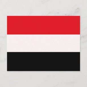 YEMEN FLAG BRIEFKAART