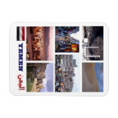 Yémen - Mosaïque - Magnet (Horizontal)