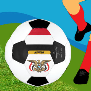 Yémen Personnalisé, Drapeau, Photo Ball de Footbal