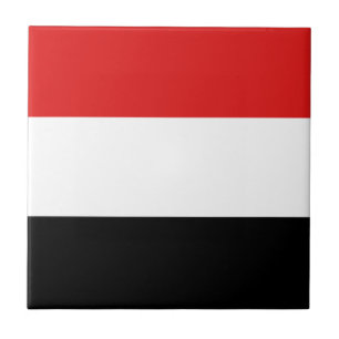 Yemen Vlag Keramische Tegel Tegeltje