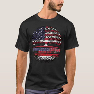 Yemen Yemeni US American USA United States Tree T-shirt